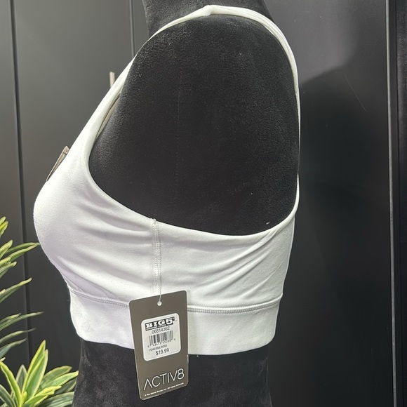 Activ8 Performance Crossback Keyhole athletic,removable pads,moisture wicking - Picture 4 of 9